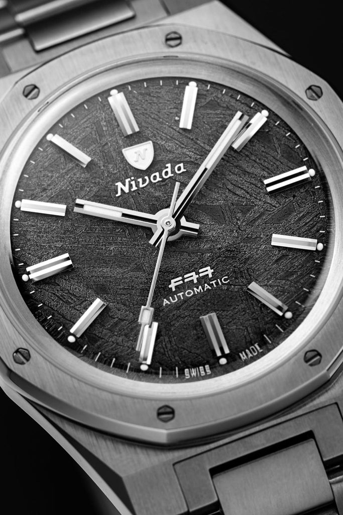 Nivada Grenchen F77 TITANIUM MÉTÉORITE LIMITED EDITION