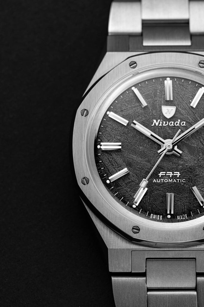 Nivada Grenchen F77 TITANIUM MÉTÉORITE LIMITED EDITION