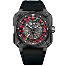 Load image into Gallery viewer, ROULETTE MASTER SKELETON AUTOMATIC Black PVD