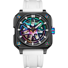 Load image into Gallery viewer, DOUBLE RACER SKELETON AUTOMATIC -RAINBOW