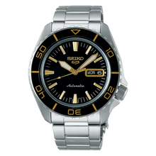 Load image into Gallery viewer, Seiko 5 Automatic SKX Series SRPK99K1 Black &amp; Gold Marker