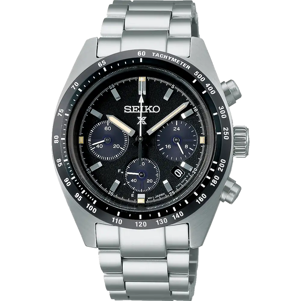 Seiko Prospex Solar Chronograph SSC819P Black Dial