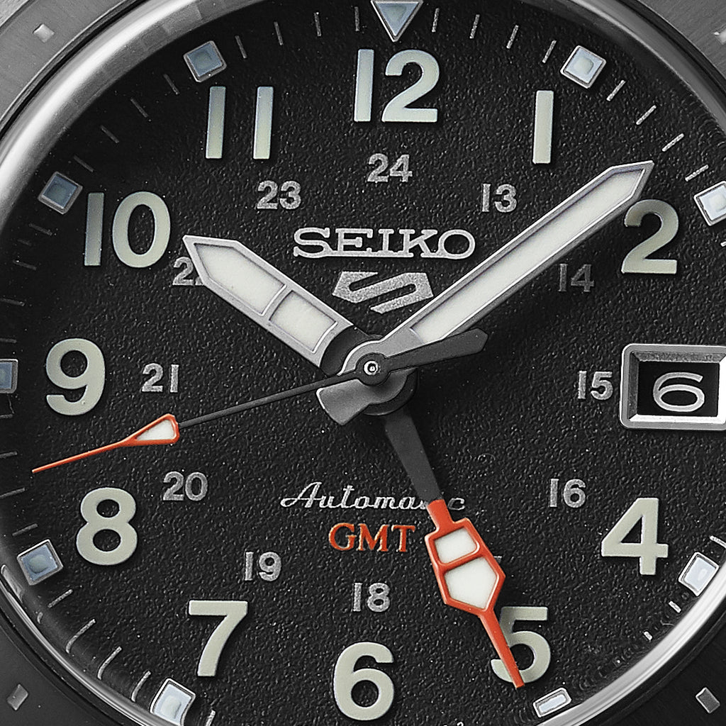 Seiko 5 Automatic Field Sport GMT Watch SSK025K