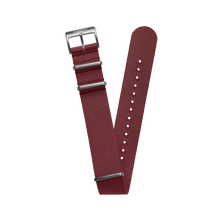 Load image into Gallery viewer, NYLON NATO STEEL STRAP BURGUNDY