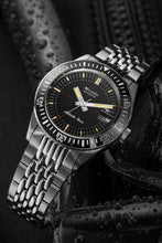 Load image into Gallery viewer, Nivada Grenchen Antarctic Diver on Black Tropical Strap