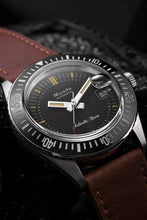 Load image into Gallery viewer, Nivada Grenchen Antarctic Diver on Black Tropical Strap