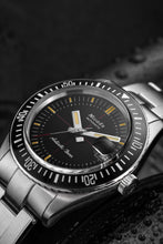 Load image into Gallery viewer, Nivada Grenchen Antarctic Diver on Black Tropical Strap