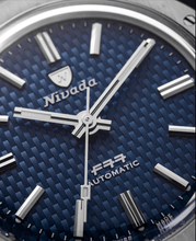 Load image into Gallery viewer, Nivada Grenchen F77 Blue No Date on Bracelet