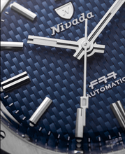 Load image into Gallery viewer, Nivada Grenchen F77 Blue No Date on Bracelet