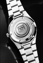 Load image into Gallery viewer, Nivada Grenchen F77 Blue No Date on Bracelet