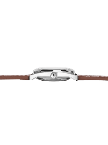 Nivada Grenchen Super Antarctic - 3.6.9 on Tropical Brown Racing Strap