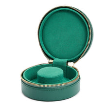 Load image into Gallery viewer, Wolf Sophia Mini Round Zip Case Forest Green