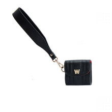 Load image into Gallery viewer, Wolf Mimi Earpods Case with Wristlet Black