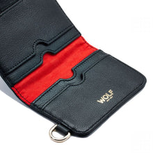 Load image into Gallery viewer, Wolf Mimi Credit Card Holder with Wristlet Black