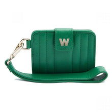 Load image into Gallery viewer, Wolf Mimi Credit Card Holder with Wristlet Green