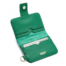 Load image into Gallery viewer, Wolf Mimi Credit Card Holder with Wristlet Green