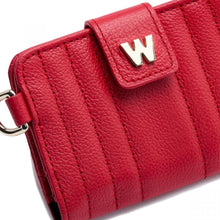 Load image into Gallery viewer, Wolf Mimi Credit Card Holder with Wristlet Red