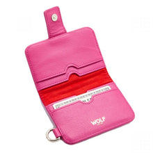 Load image into Gallery viewer, Wolf Mimi Credit Card Holder with Wristlet Pink