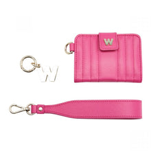 Load image into Gallery viewer, Wolf Mimi Credit Card Holder with Wristlet Pink