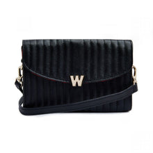 Load image into Gallery viewer, Wolf Mimi Crossbody Bag with Wristlet Black