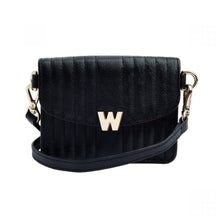 Load image into Gallery viewer, Wolf Mimi Mini Bag with Wristlet &amp; Lanyard Black