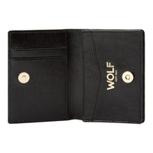 Load image into Gallery viewer, Wolf Logo Gusset Card Case Black