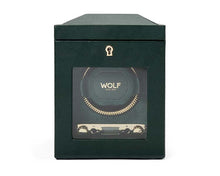 Load image into Gallery viewer, Wolf British Racing Single Watch Winder Green