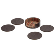 Load image into Gallery viewer, Wolf WM x WOLF Set of 4 Brown Coasters