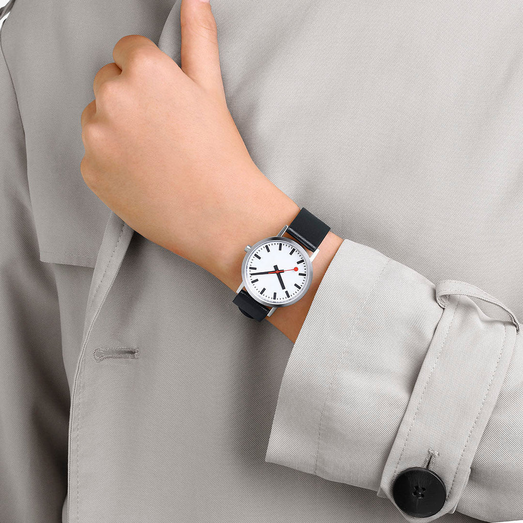 Mondaine Official Swiss Railways Classic Pure White 36mm Watch