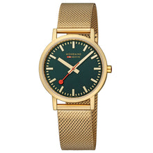 Load image into Gallery viewer, Mondaine Official Swiss Railways Classic Forest Green Mesh 36mm Watch
