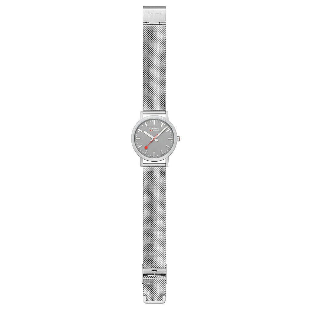 Mondaine Official Swiss Railways Classic Grey 36mm Watch
