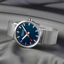 Load image into Gallery viewer, Mondaine Official Swiss Railways Classic Deep Blue 40mm Watch