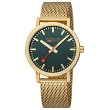 Load image into Gallery viewer, Mondaine Official Swiss Railways Classic Forest Green Mesh 40mm Watch