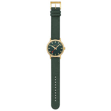 Load image into Gallery viewer, Mondaine Official Swiss Railways Classic Forest Green Textile 40mm Watch