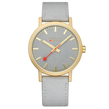 Load image into Gallery viewer, Mondaine Official Swiss Railways Classic Good Grey Textile 40mm Watch