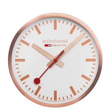 Load image into Gallery viewer, Mondaine Official Copper Pure Wall Clock 25cm