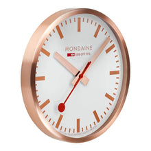 Load image into Gallery viewer, Mondaine Official Copper Pure Wall Clock 40cm