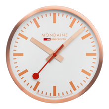 Load image into Gallery viewer, Mondaine Official Copper Pure Wall Clock 40cm