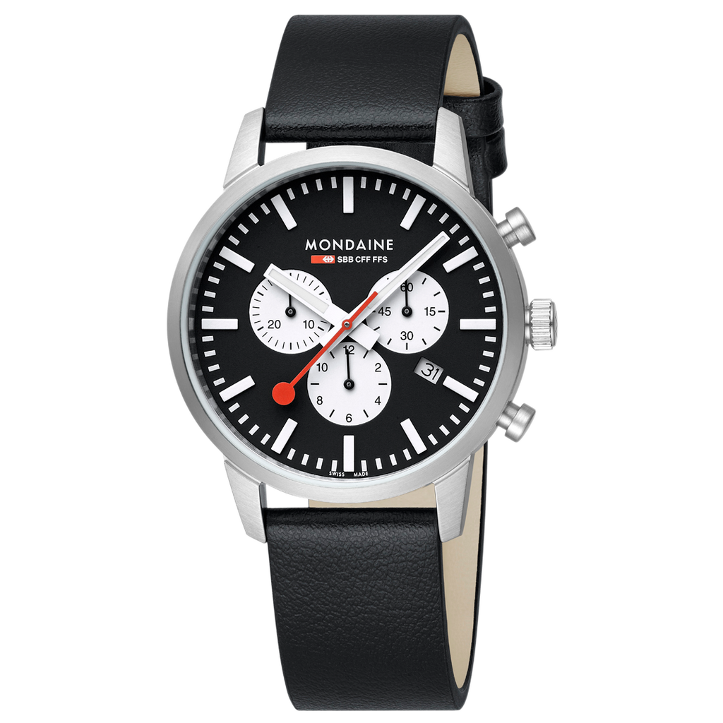 Mondaine Official Swiss Railways Neo Chronograph Super-LumiNova® 41mm Watch