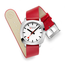 Load image into Gallery viewer, Mondaine Official Swiss Railways Petite Cushion 31mm Vegan Leather Watch