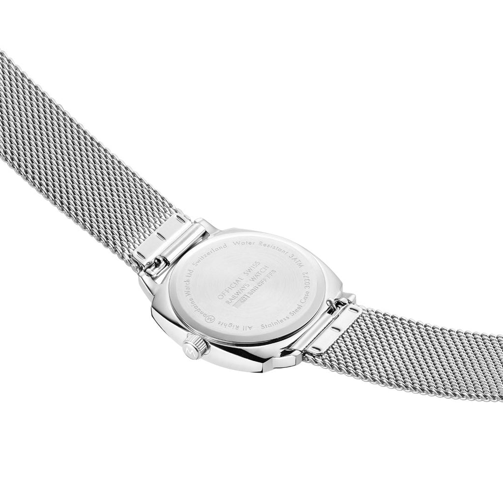 Mondaine Official Swiss Railways Petite Cushion 31mm Stainless Steel Watch