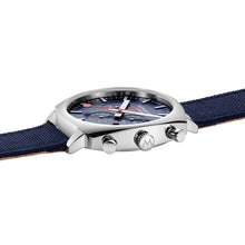 Load image into Gallery viewer, Mondaine Official Swiss Railways Grand Cushion 41mm Deep Ocean Blue Watch Set