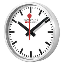 Load image into Gallery viewer, Mondaine Official Swiss Railways Wifi stop2go Wall Clock 25cm