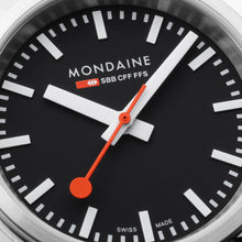 Load image into Gallery viewer, Mondaine Official Swiss Railways Stop2Go Automatic Super-LumiNova® 34mm Watch