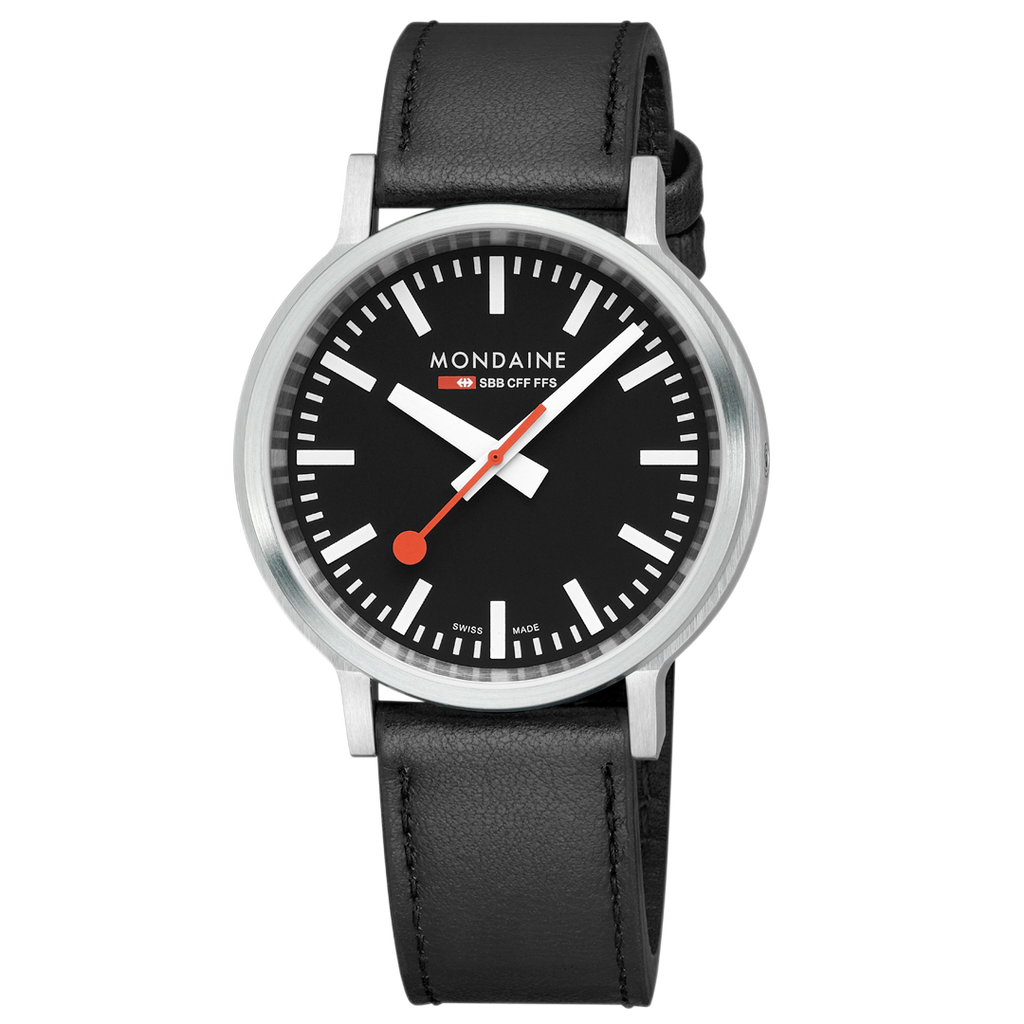 Mondaine Official Swiss Railways Stop2Go Automatic Super-LumiNova® 41mm Watch