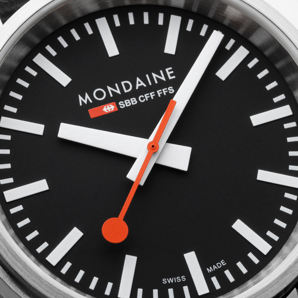 Mondaine Official Swiss Railways Stop2Go Automatic Super-LumiNova® 41mm Watch