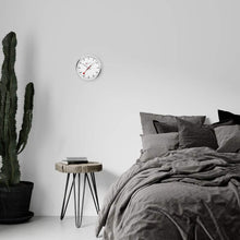 Load image into Gallery viewer, Mondaine Official Silver Pure Wall Clock 25cm